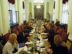 10 October 2012 The participants of the introductory lecture on the activities of the National Assembly’s standing delegations to international parliamentary organisations